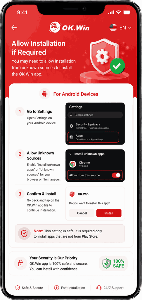 OK Win App