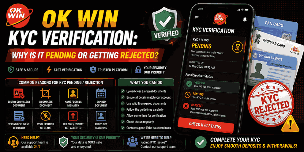 OK Win KYC Verification